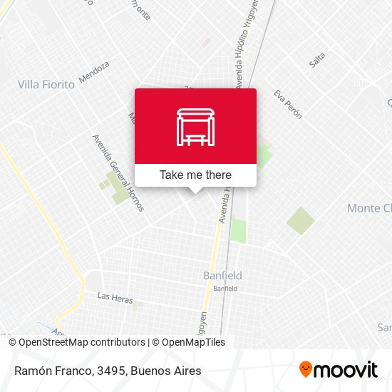 Ramón Franco, 3495 map