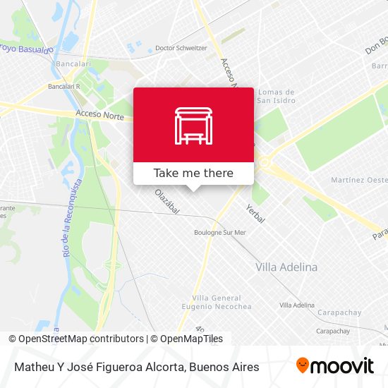 Matheu Y José Figueroa Alcorta map