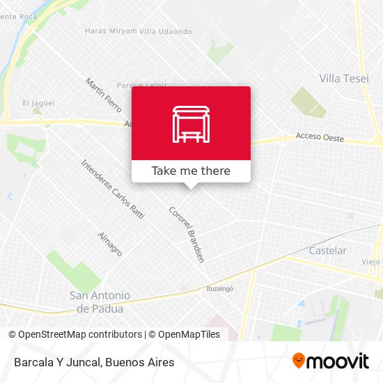 Mapa de Barcala Y Juncal