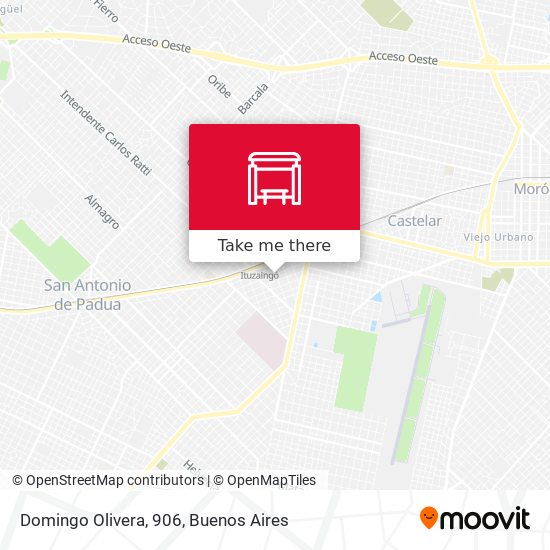 Mapa de Domingo Olivera, 906