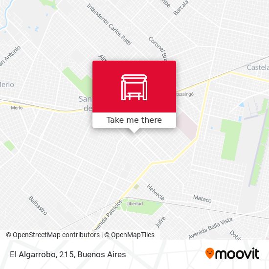 Mapa de El Algarrobo, 215