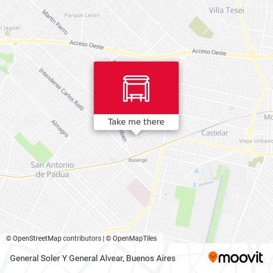 Mapa de General Soler Y General Alvear