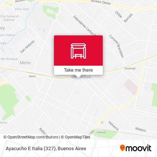 Ayacucho E Italia (327) map
