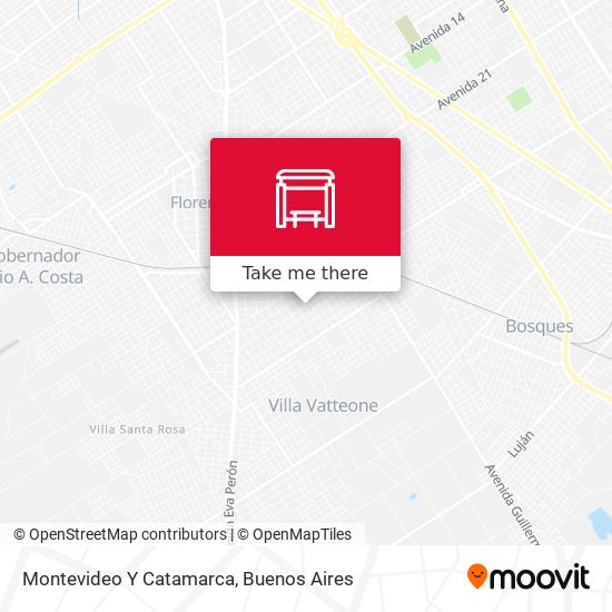 Montevideo Y Catamarca map