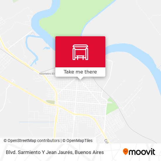 Blvd. Sarmiento Y Jean Jaurés map