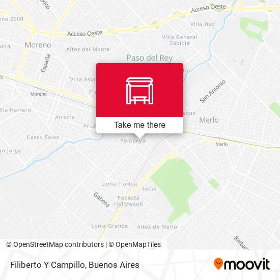 Filiberto Y Campillo map