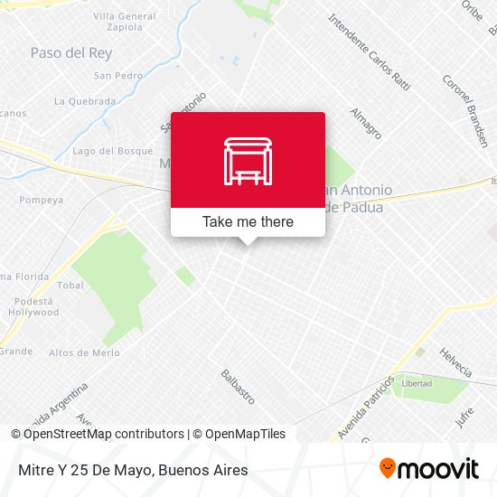 Mapa de Mitre Y 25 De Mayo