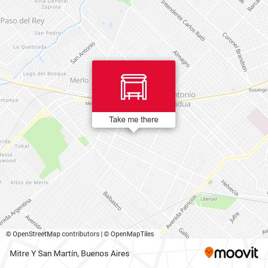 Mitre Y San Martín map