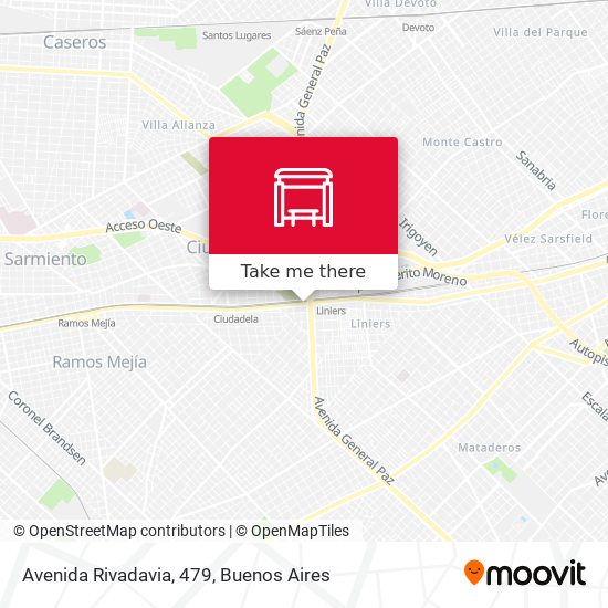 Avenida Rivadavia, 479 map