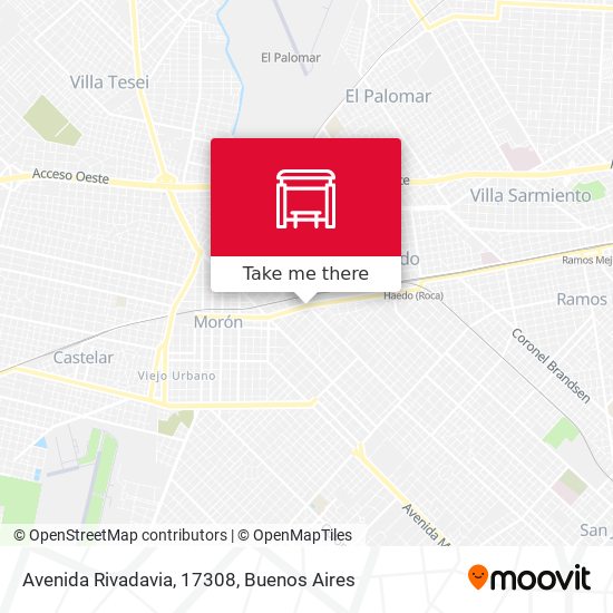 Avenida Rivadavia, 17308 map
