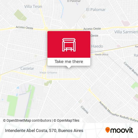 Intendente Abel Costa, 570 map