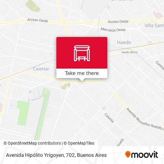 Avenida Hipólito Yrigoyen, 702 map