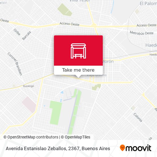 Mapa de Avenida Estanislao Zeballos, 2367