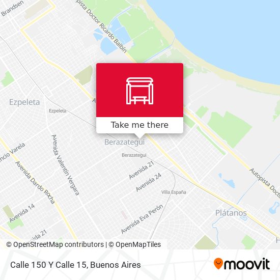 Mapa de Calle 150 Y Calle 15