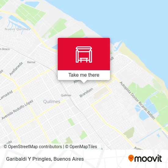 Garibaldi Y Pringles map