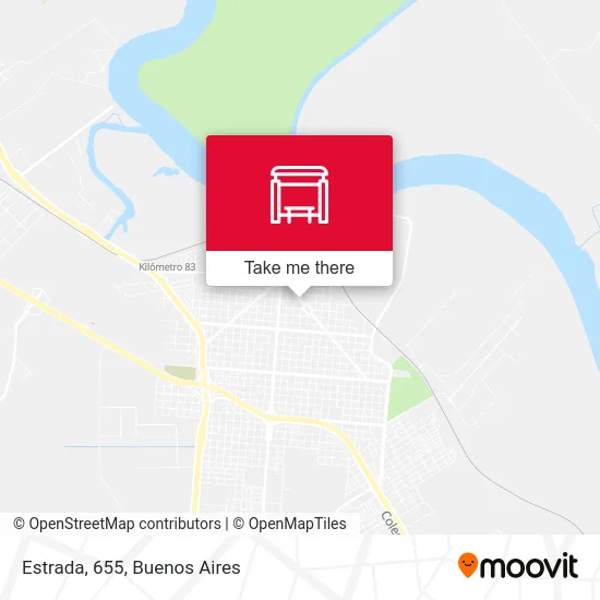 Estrada, 655 map