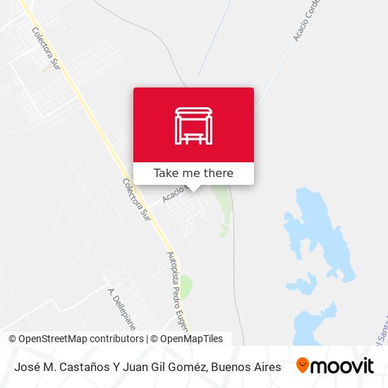 José M. Castaños Y Juan Gil Goméz map