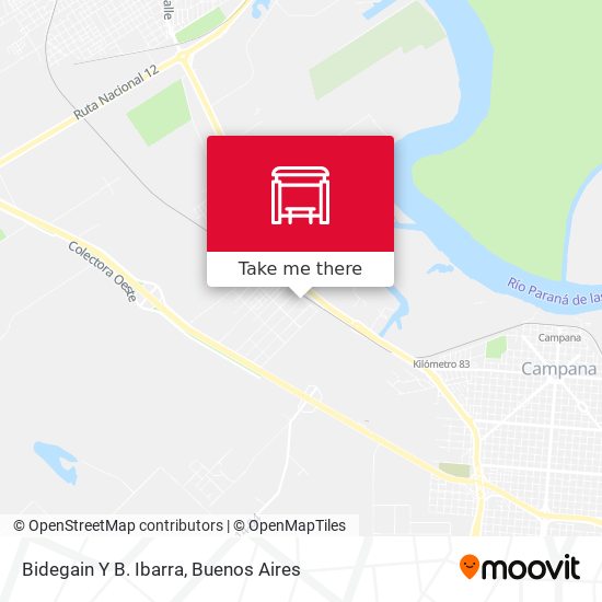Bidegain Y B. Ibarra map