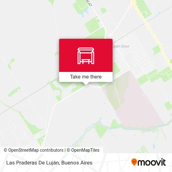 Las Praderas De Luján map