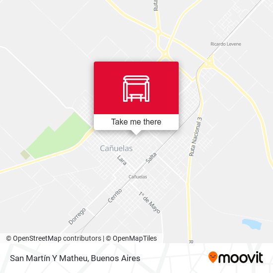 Mapa de San Martín Y Matheu