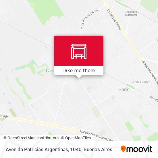 Avenida Patricias Argentinas, 1040 map