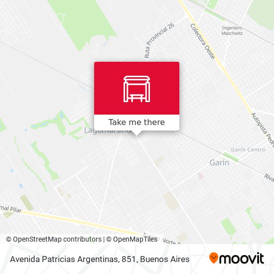 Avenida Patricias Argentinas, 851 map