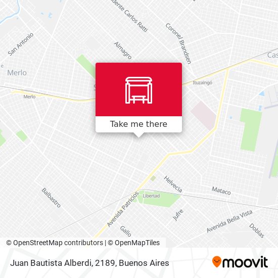 Mapa de Juan Bautista Alberdi, 2189