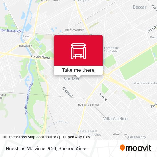 Nuestras Malvinas, 960 map