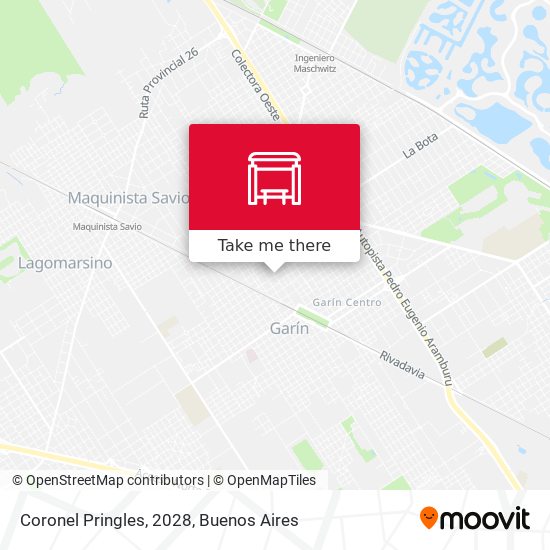 Coronel Pringles, 2028 map