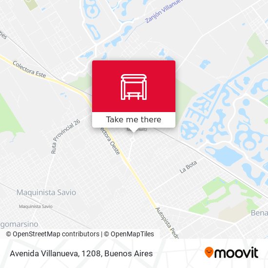 Avenida Villanueva, 1208 map