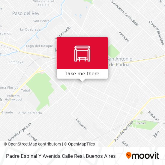 Padre Espinal Y Avenida Calle Real map