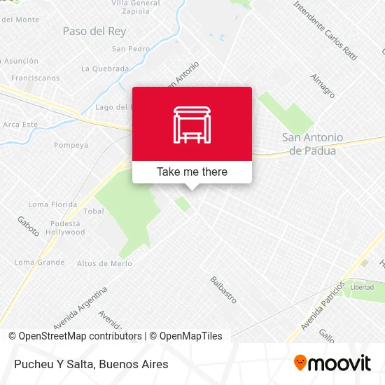 Pucheu Y Salta map