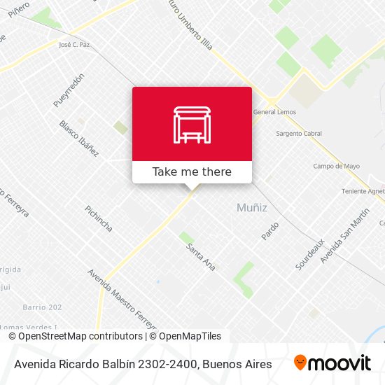 Avenida Ricardo Balbín 2302-2400 map