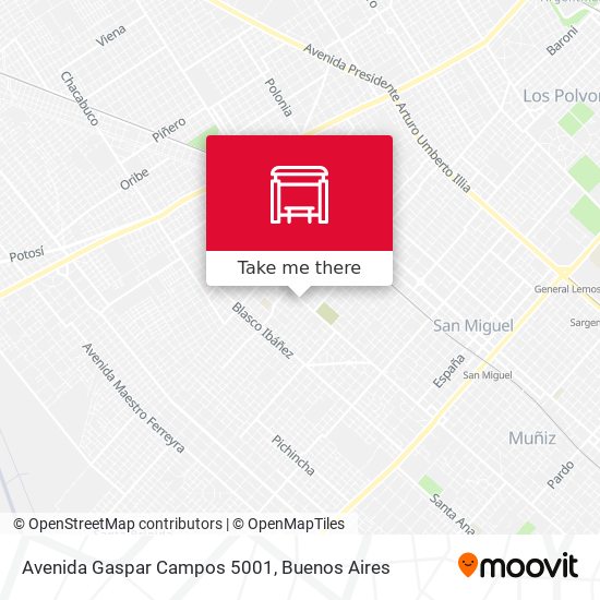 Avenida Gaspar Campos 5001 map
