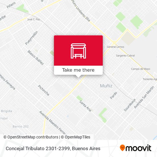 Mapa de Concejal Tribulato 2301-2399