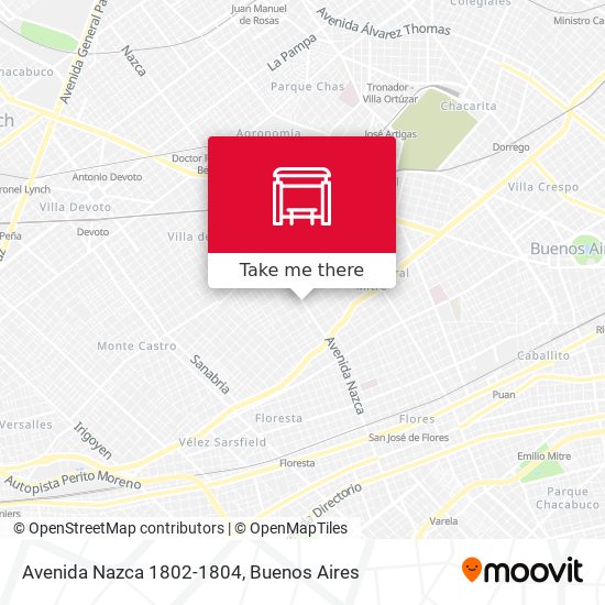 Avenida Nazca 1802-1804 map