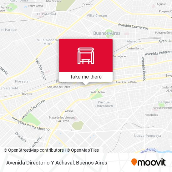 Avenida Directorio Y Achával map
