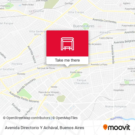 Mapa de Avenida Directorio Y Achával