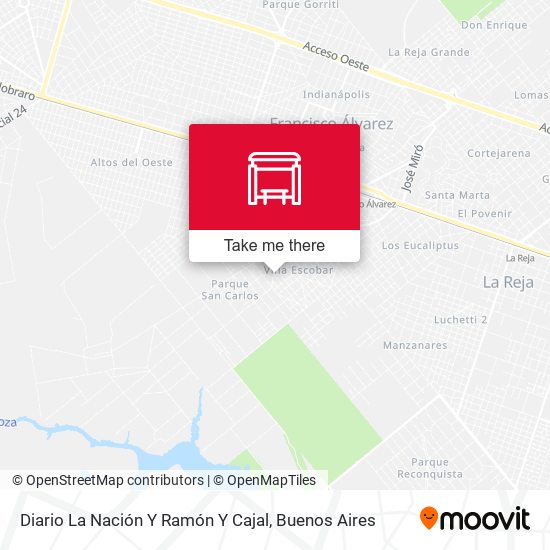 Diario La Nación Y Ramón Y Cajal map