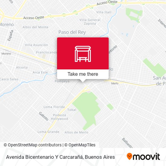 Avenida Bicentenario Y Carcarañá map