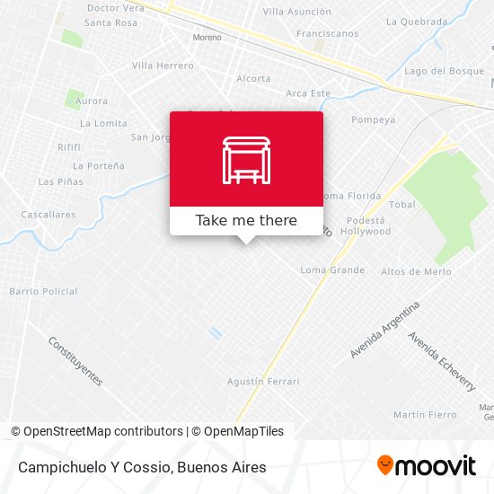 Mapa de Campichuelo Y Cossio