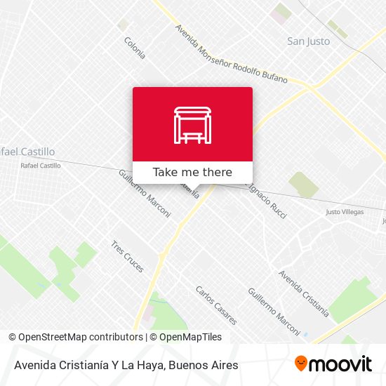 Avenida Cristianía Y La Haya map