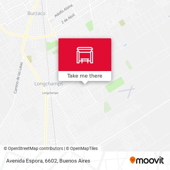 Mapa de Avenida Espora, 6602
