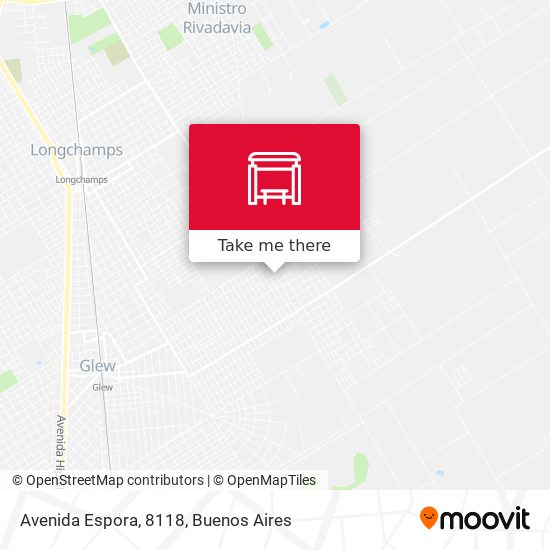 Avenida Espora, 8118 map