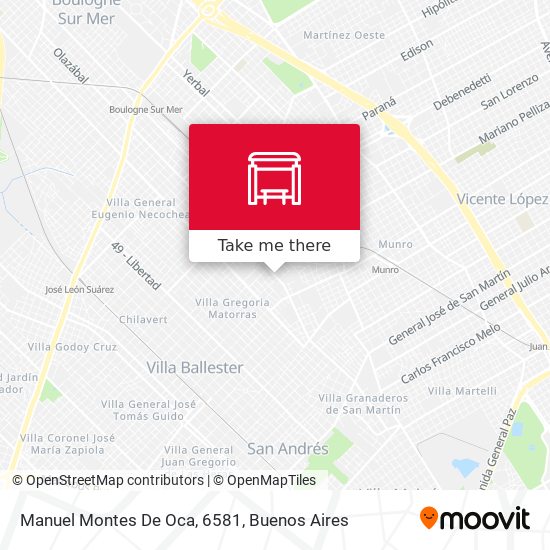 Manuel Montes De Oca, 6581 map