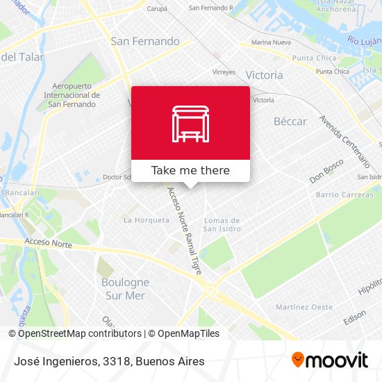 José Ingenieros, 3318 map