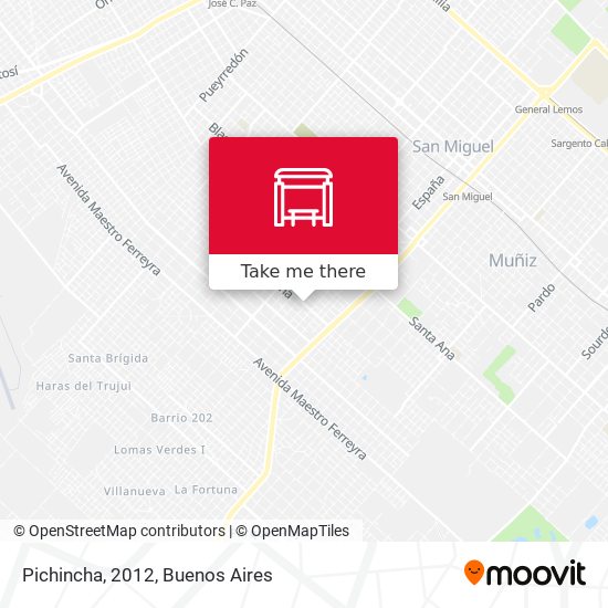 Mapa de Pichincha, 2012