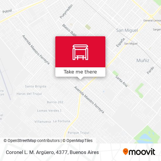 Coronel L. M. Argüero, 4377 map