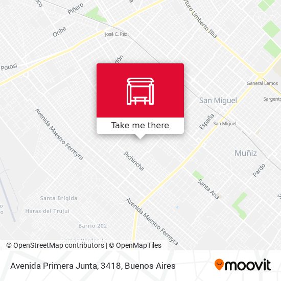 Avenida Primera Junta, 3418 map