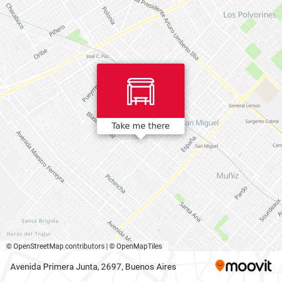Avenida Primera Junta, 2697 map